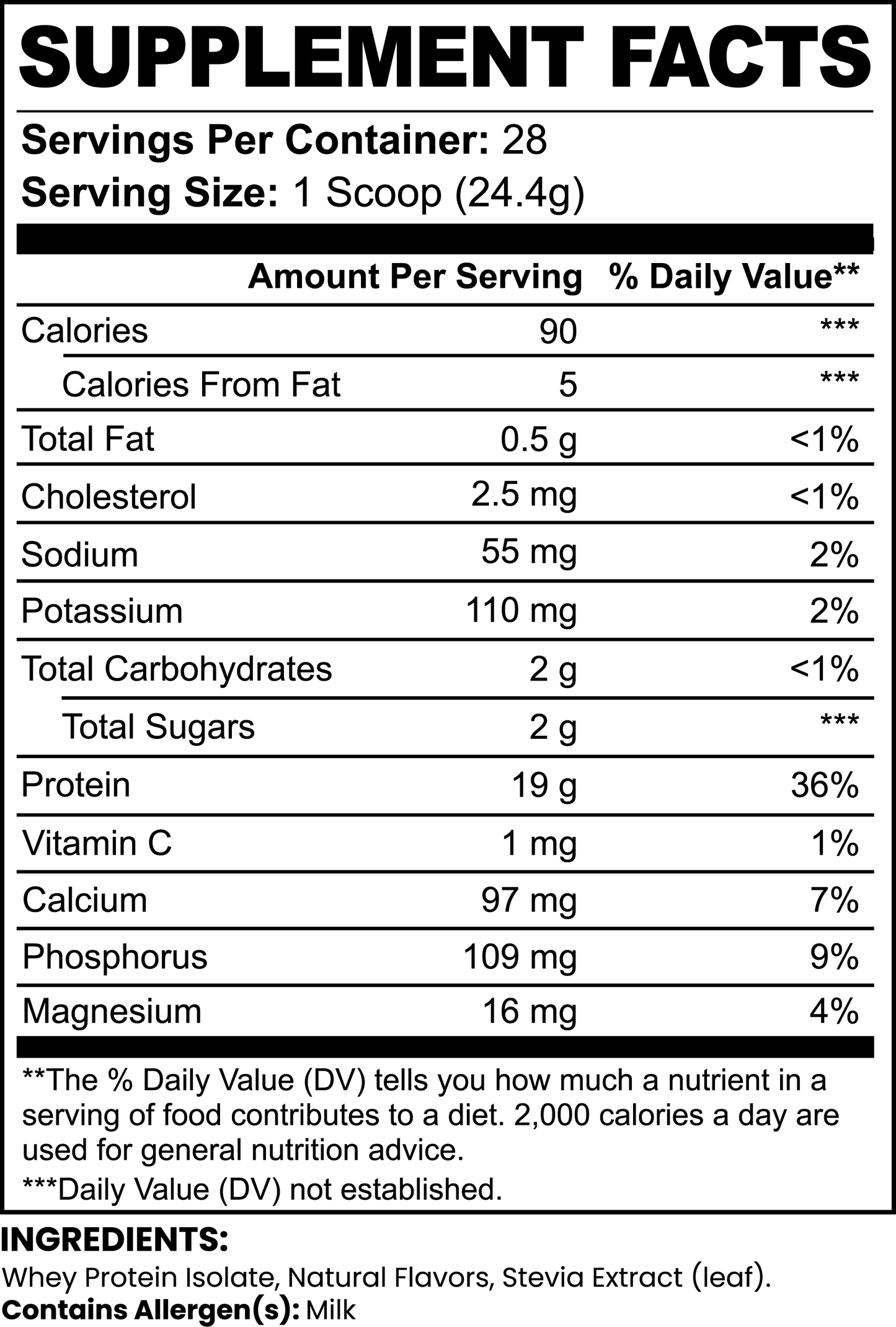 Triumph Supplements® 100% Whey Protein 1.5lbs