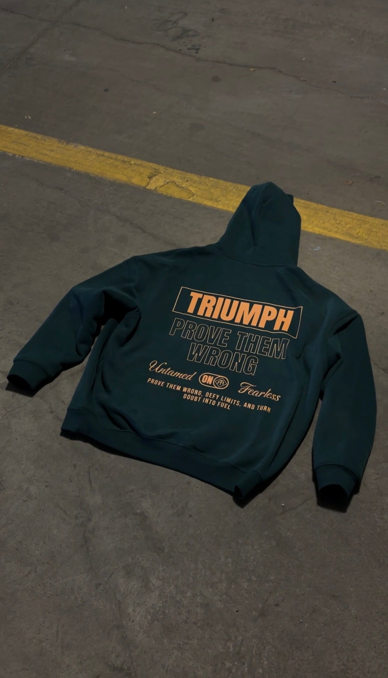 Fearless Oversized Fleece Hoodie