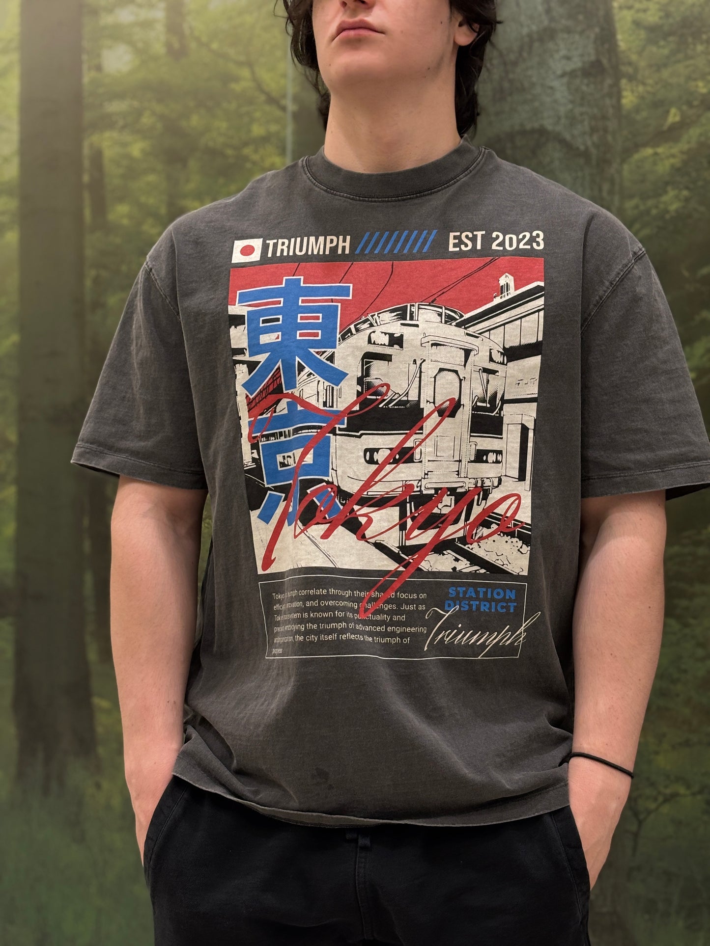 Railroad Oversized Tee