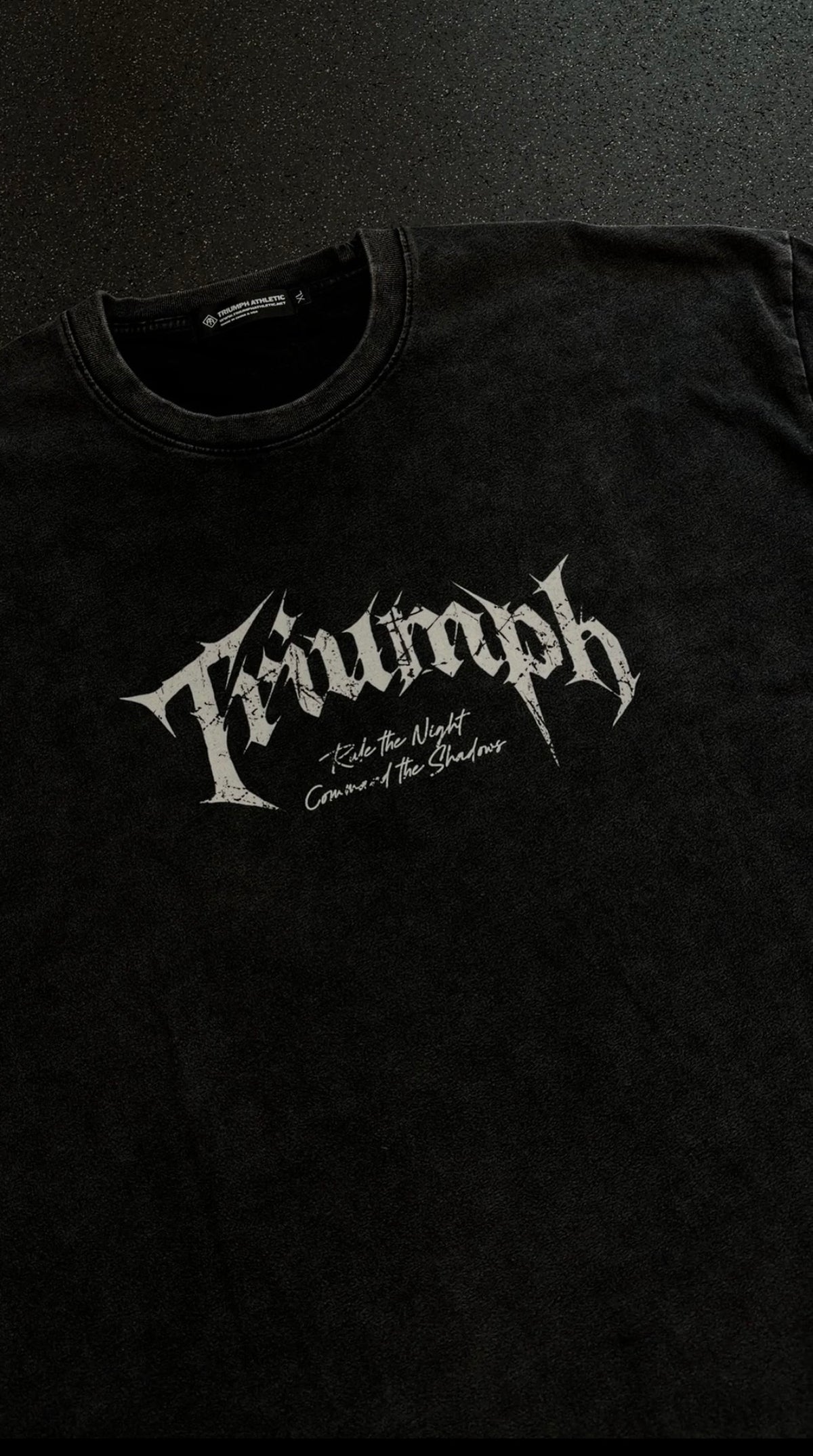 Midnight Reign Acid Washed Tee
