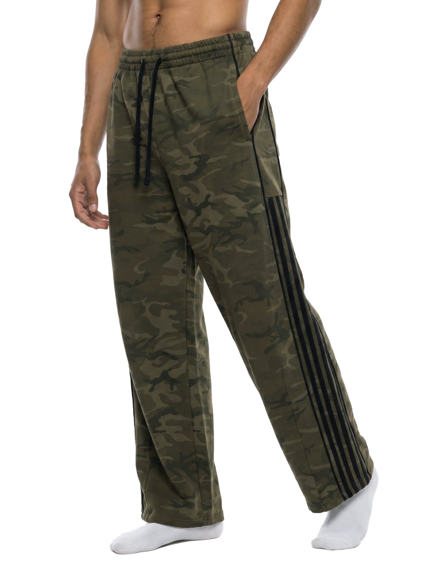 Camo Wide Leg Sweatpants