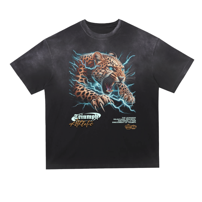 Electric Leopard Vintage Washed Tee