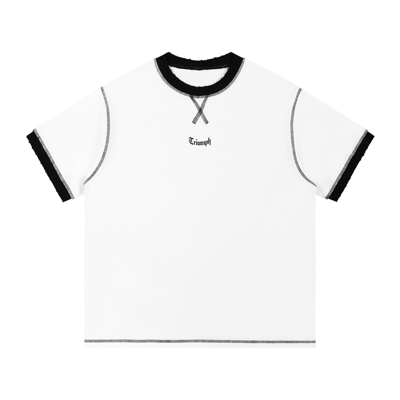Contrast Stitched Echo Shirt