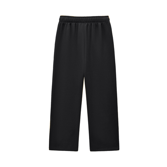 Contrast-Stitched Scratch Fleece Sweatpants