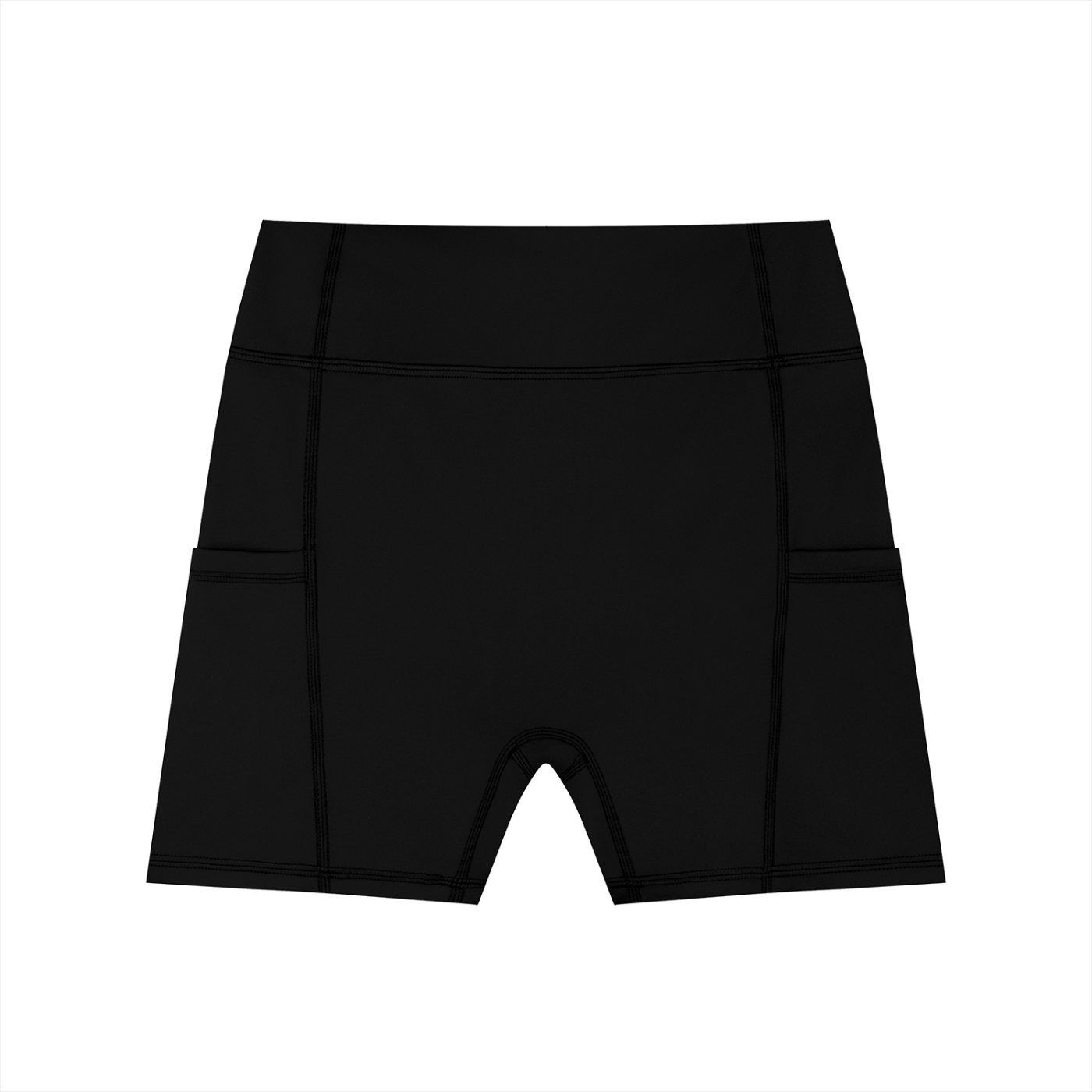 Defined High-Waisted Pocket Yoga Shorts