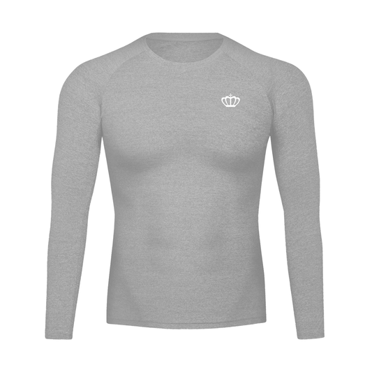 Crown Logo Long Sleeve Compression Tee