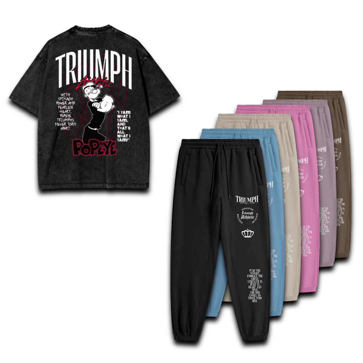 Popeye Shirt X Invincible Joggers Pack