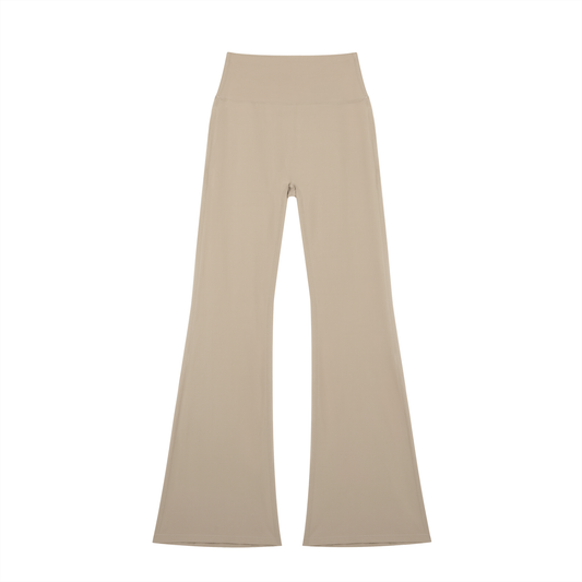 Regular High-Waisted Flared Leggings