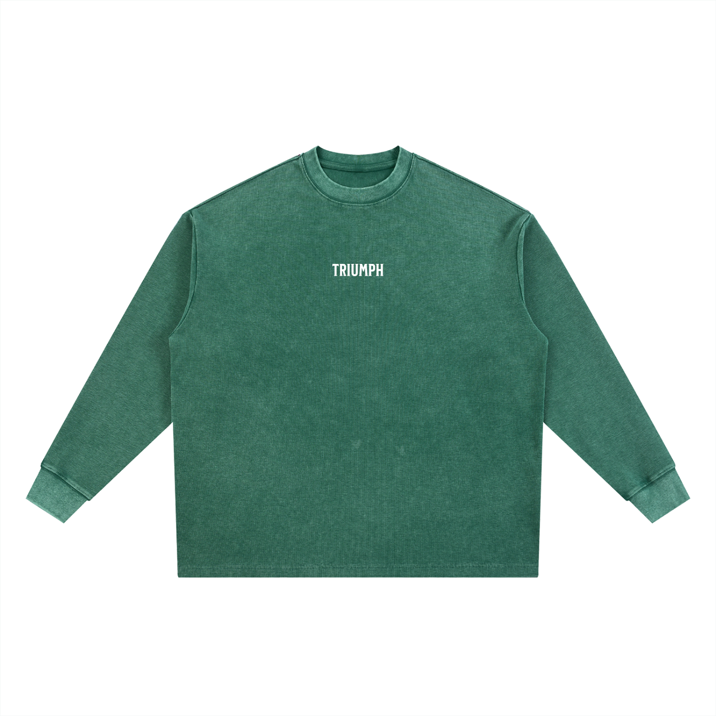 Retro Waffle Oversized Sweatshirt