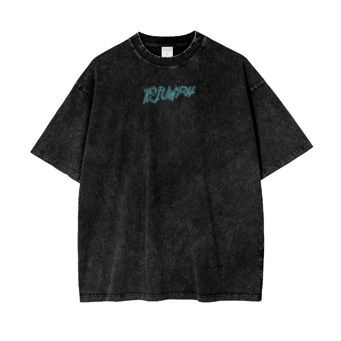 Zeus Oversized Acid Washed Tee