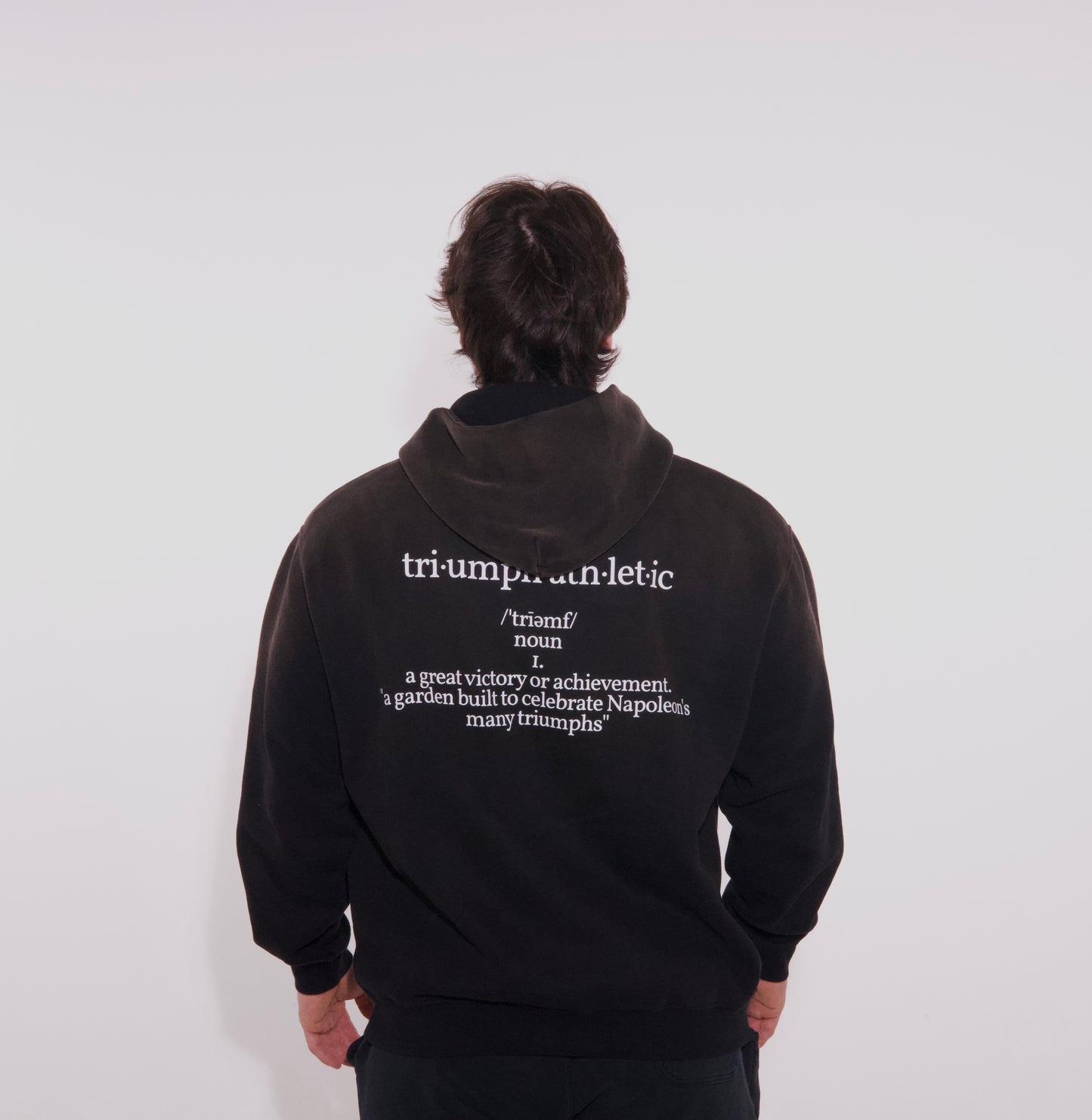 Descriptive Fleeced Hoodie