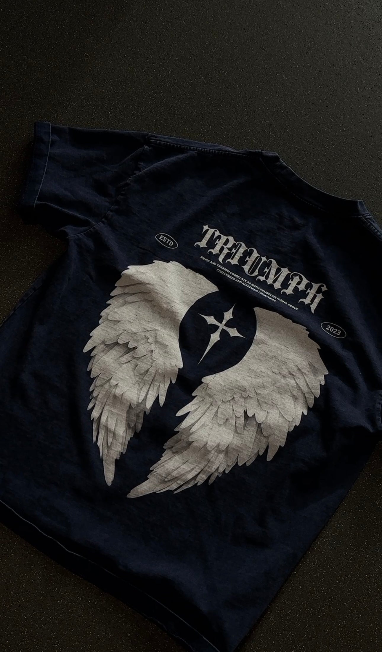 Soar Oversized Acid Washed Tee