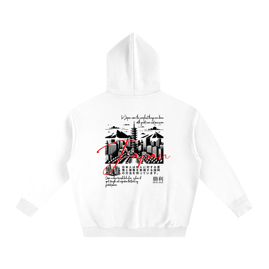 90's Japanese Oversized Fleece Hoodie