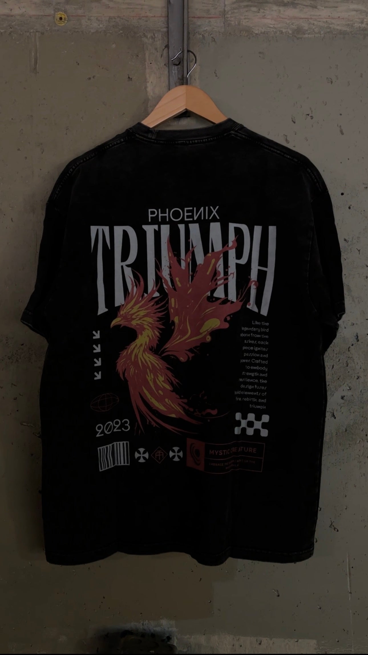 Elemental Acid Washed Oversized Tee