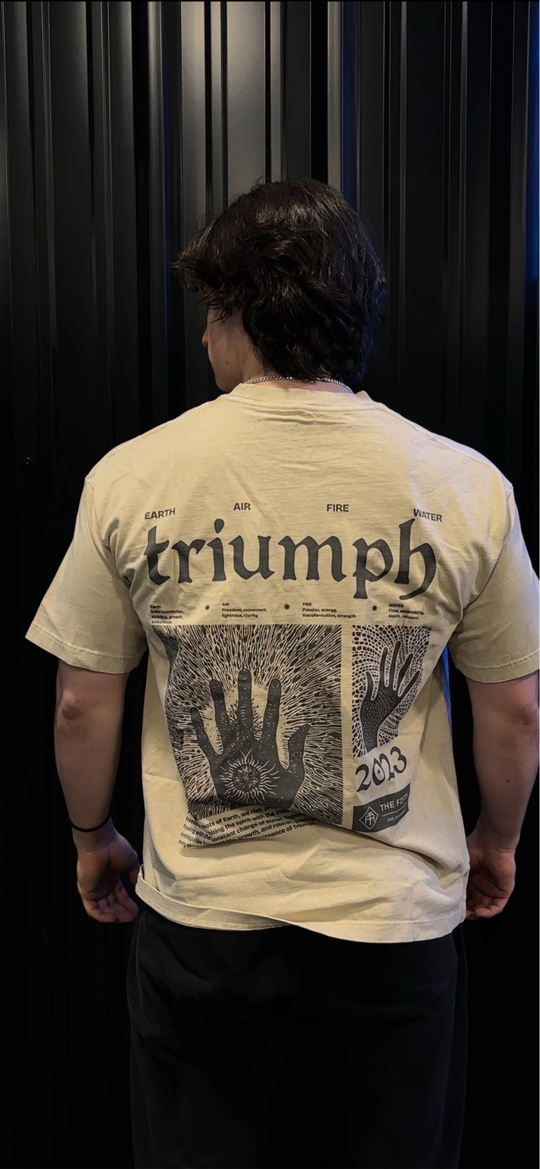 Elemental Acid Washed Oversized Tee