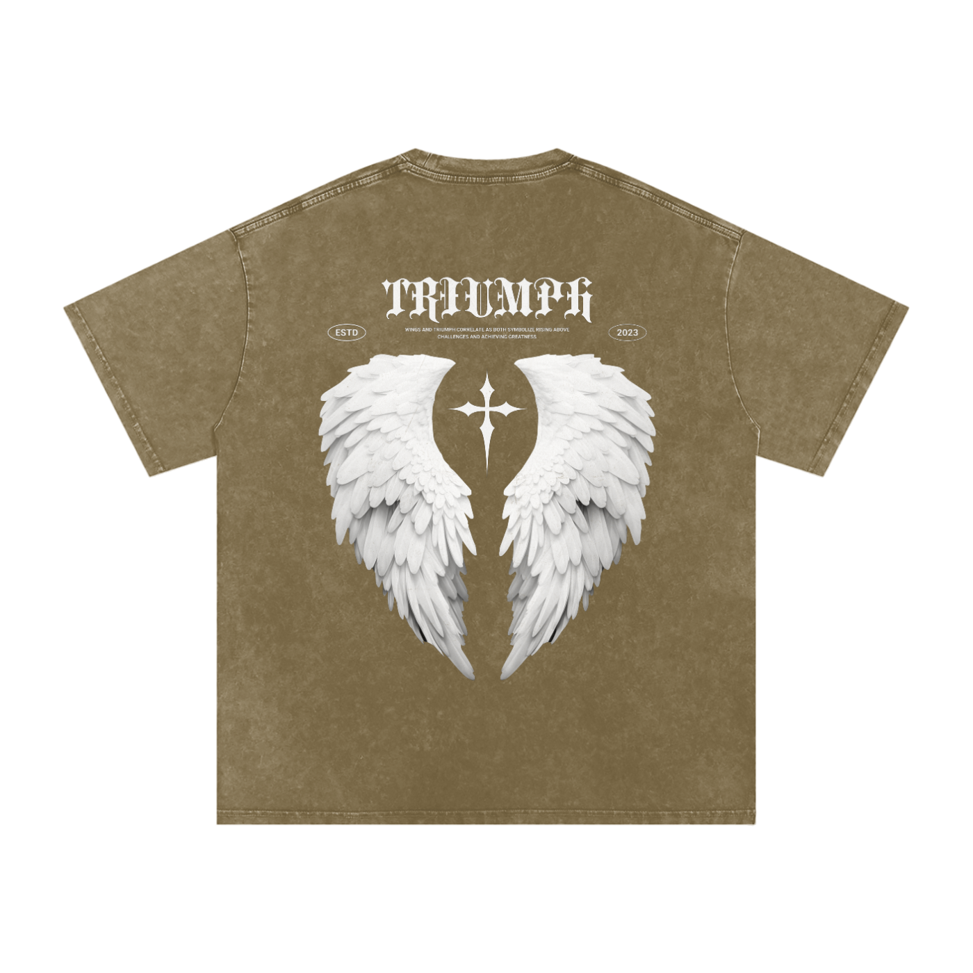 Soar Oversized Acid Washed Tee