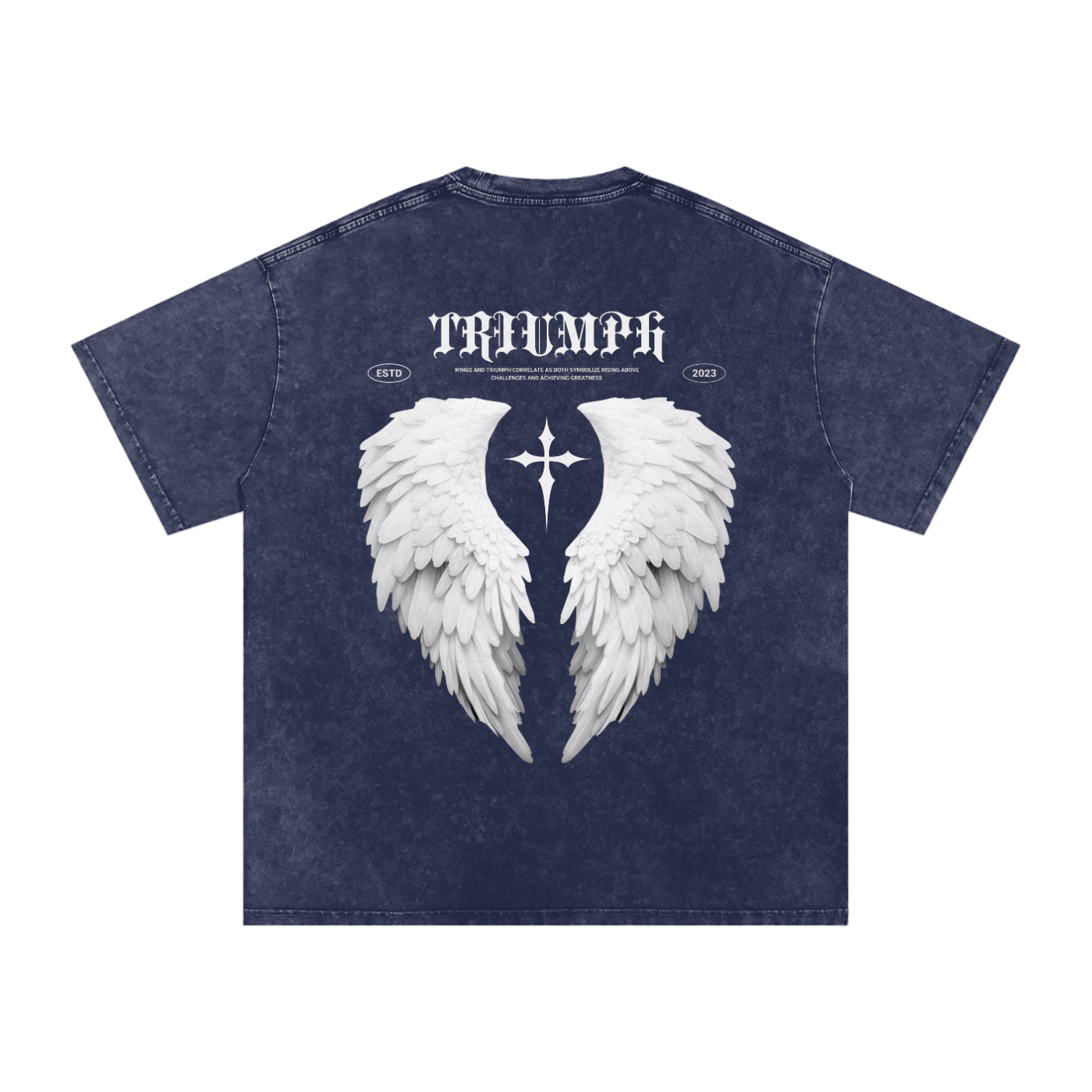 Soar Oversized Acid Washed Tee