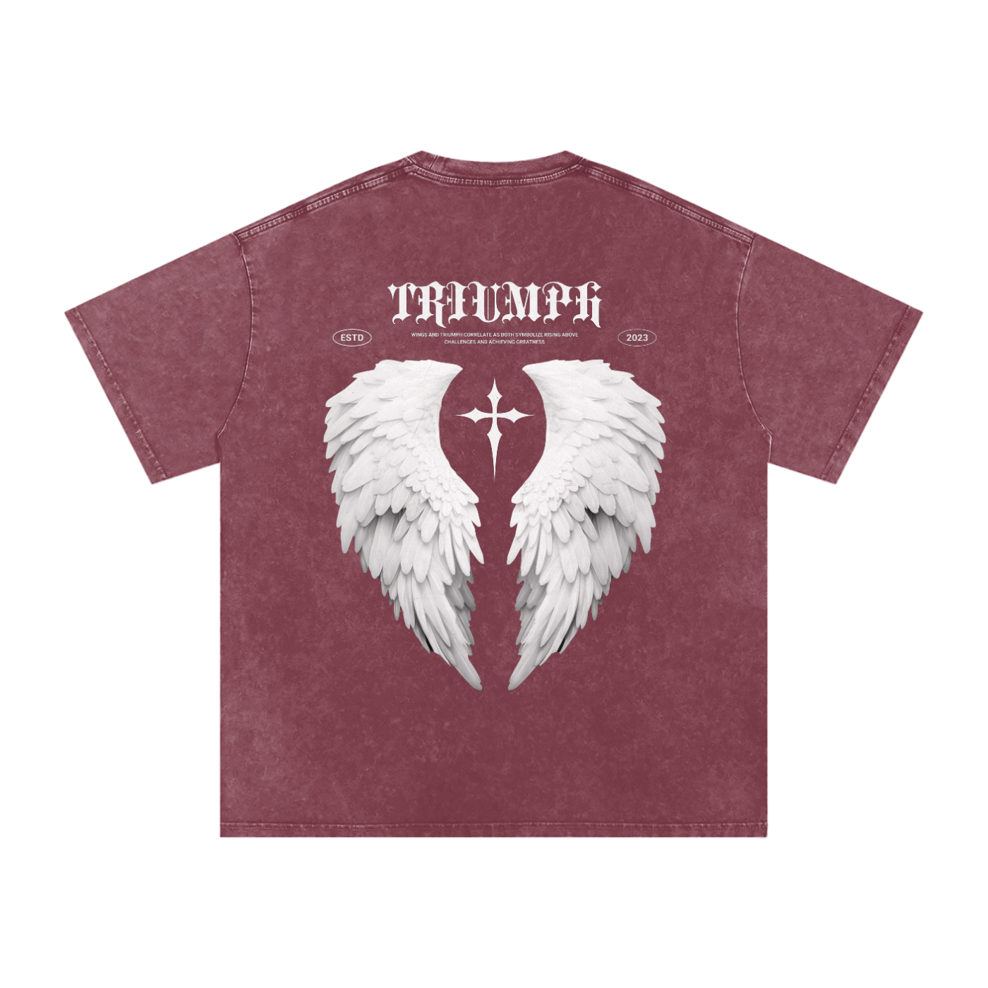 Soar Oversized Acid Washed Tee