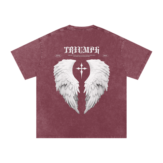 Soar Oversized Acid Washed Tee