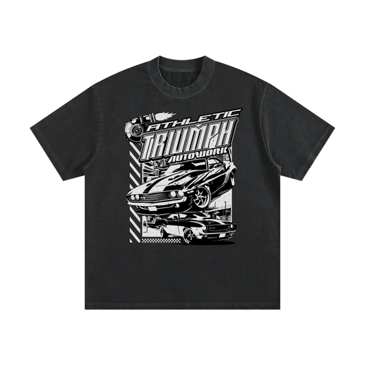 Auto Work Acid Washed Tee