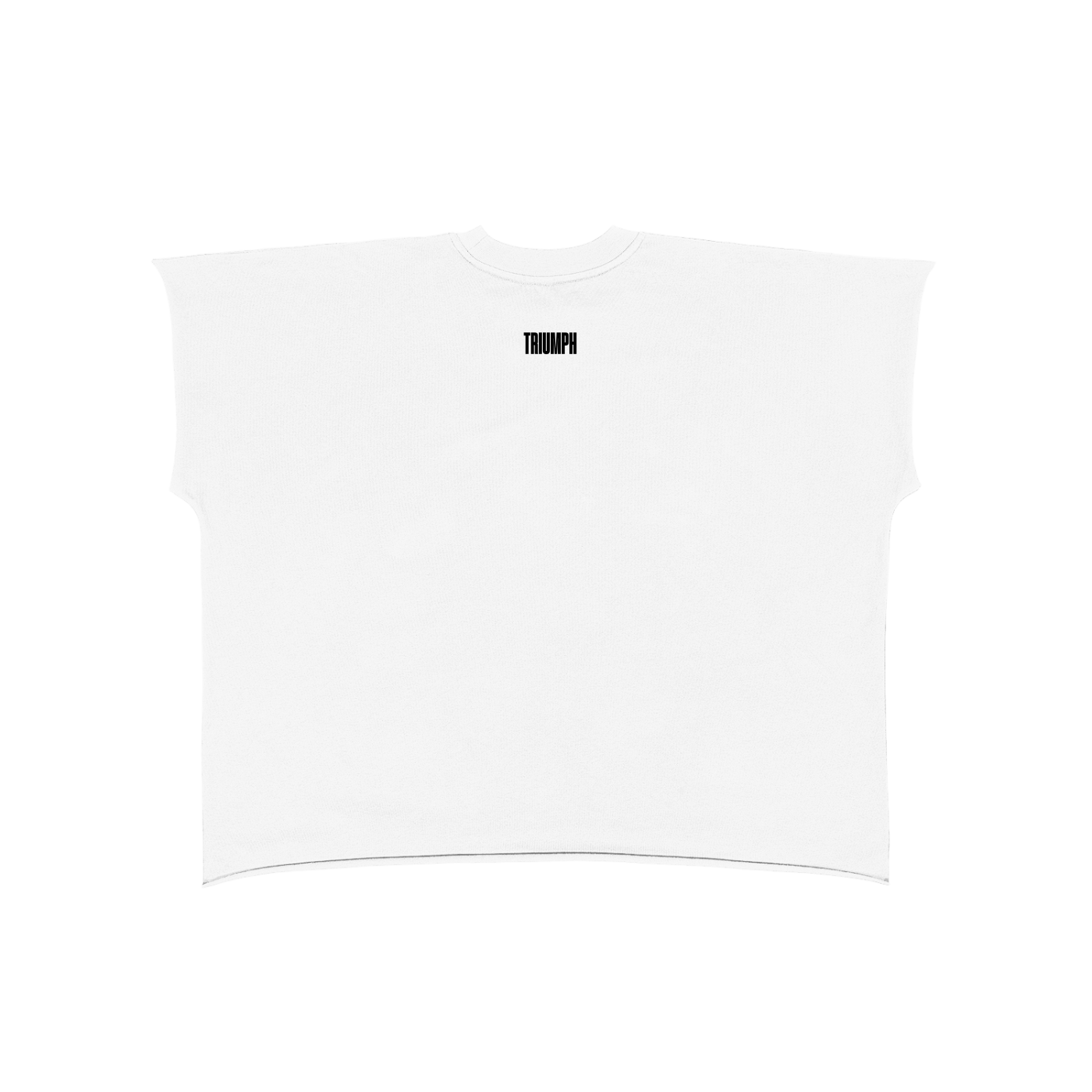 Boxy Cutoff Oversized Tee