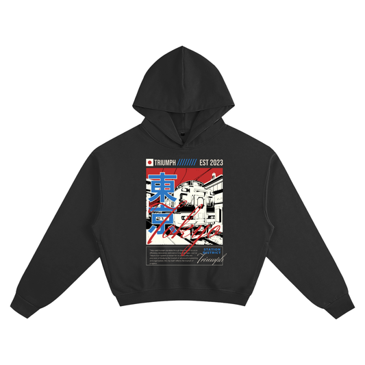 Railroad Boxy Hoodie