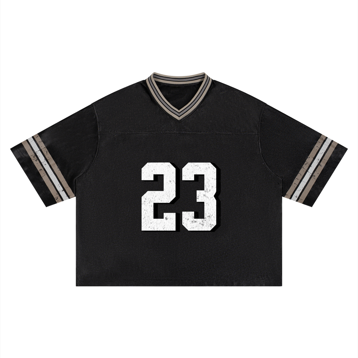 Boxy Striped Soccer Jersey