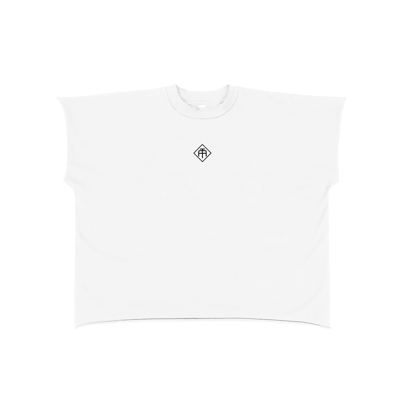 Boxy Cutoff Oversized Tee