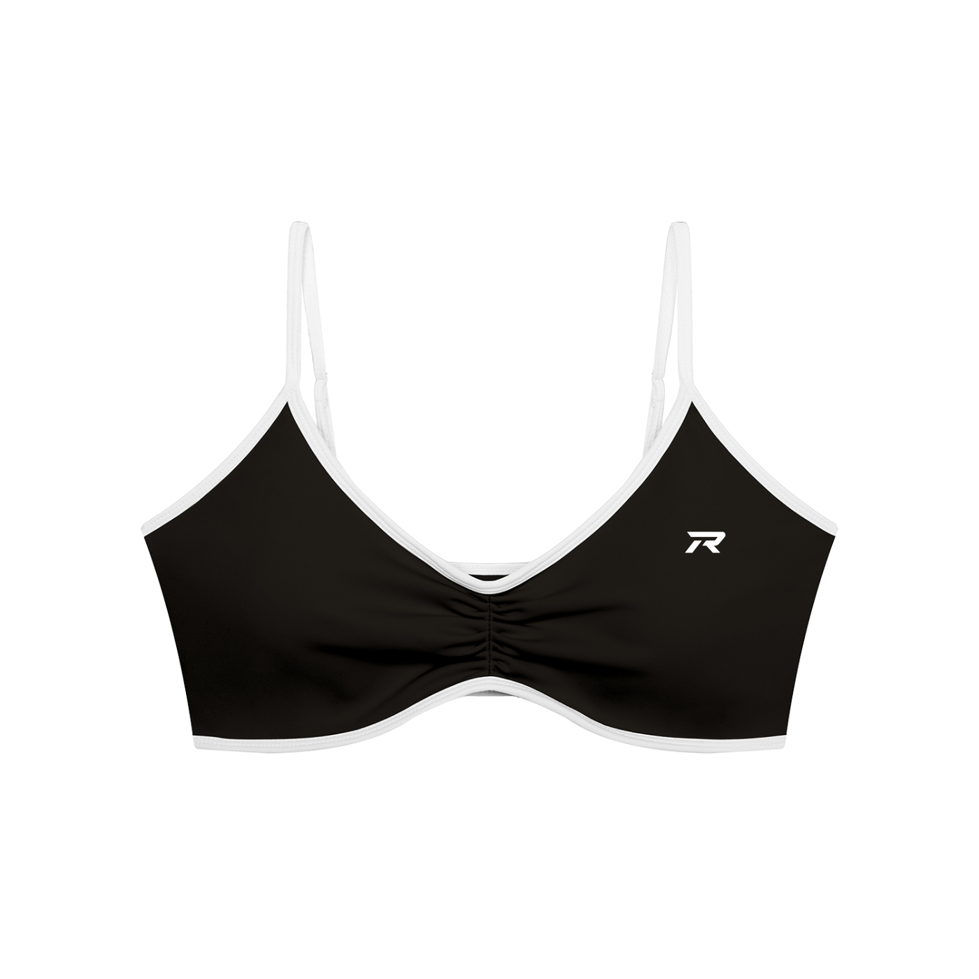 Colour Block V-Neck Sports Bra