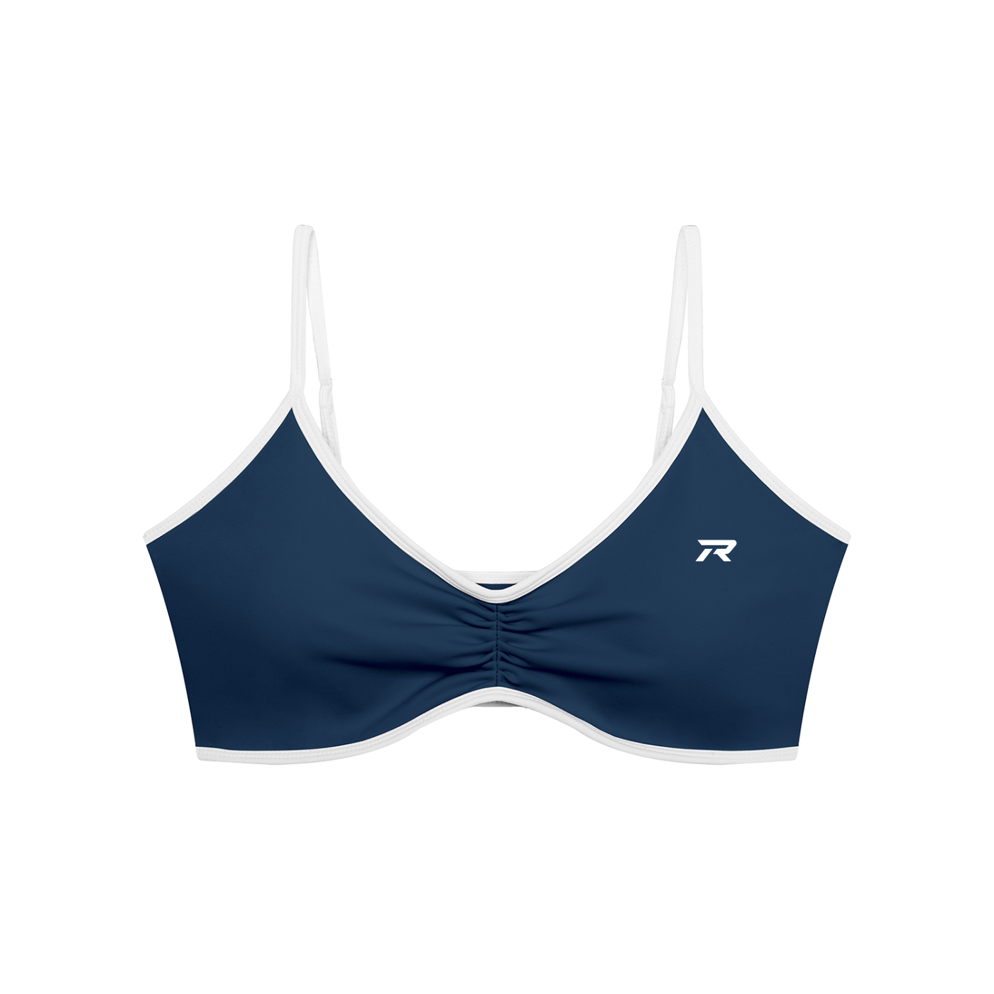 Colour Block V-Neck Sports Bra