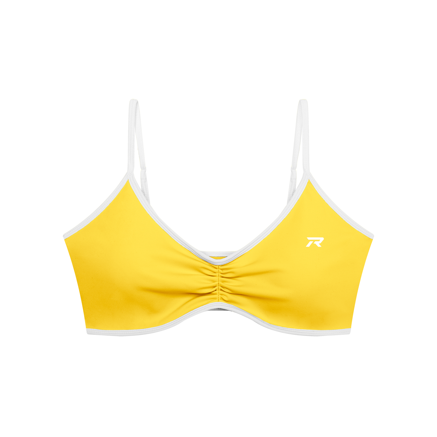 Colour Block V-Neck Sports Bra