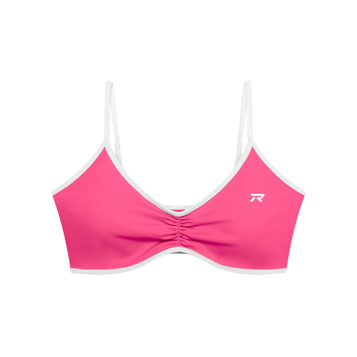 Colour Block V-Neck Sports Bra