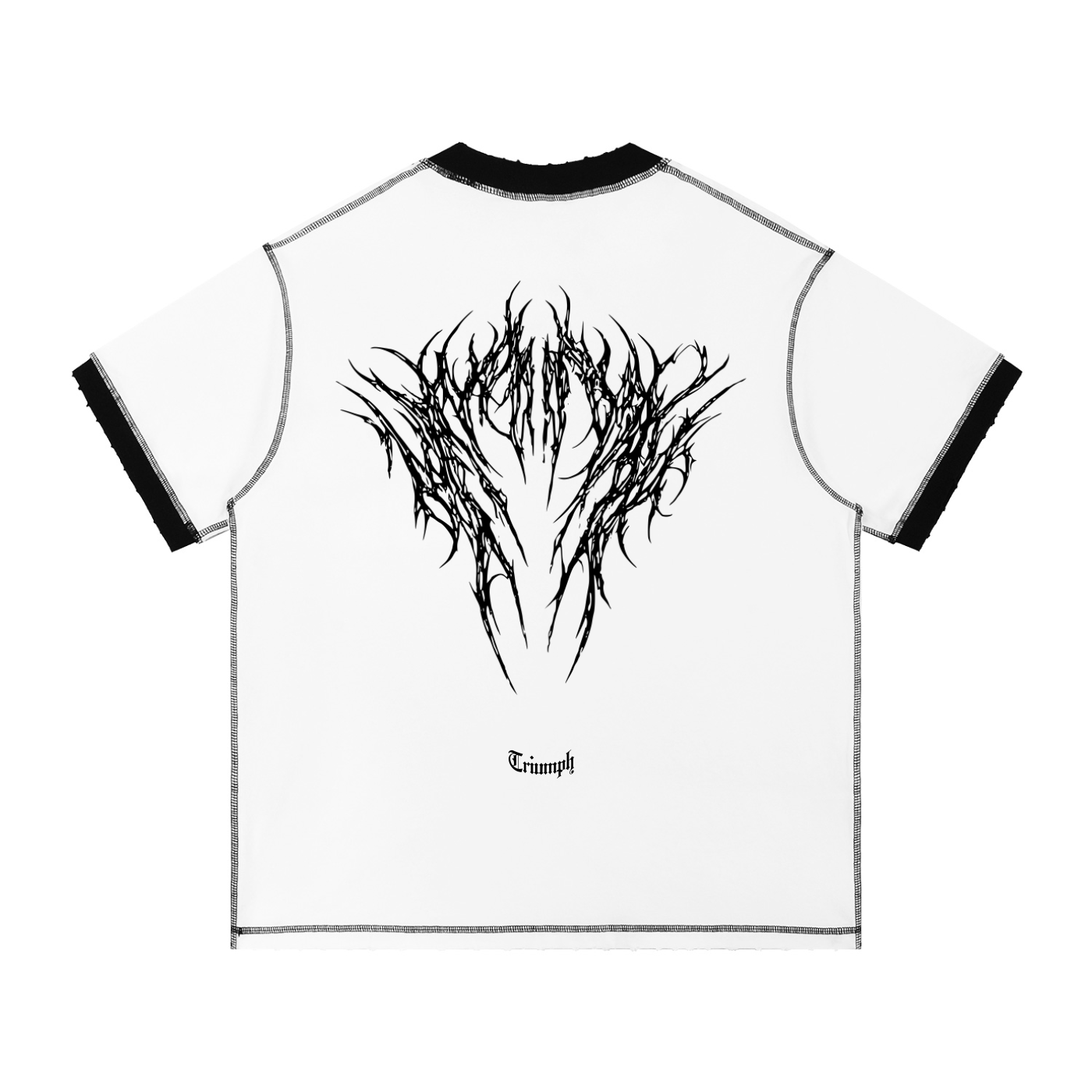 Contrast Stitched Echo Shirt
