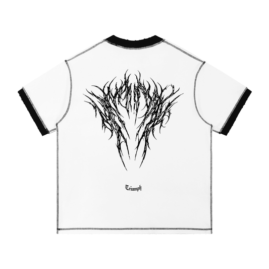 Contrast Stitched Echo Shirt