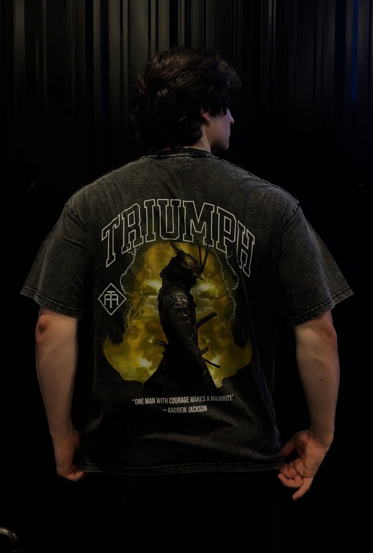 Valor Oversized Tee-Yellow