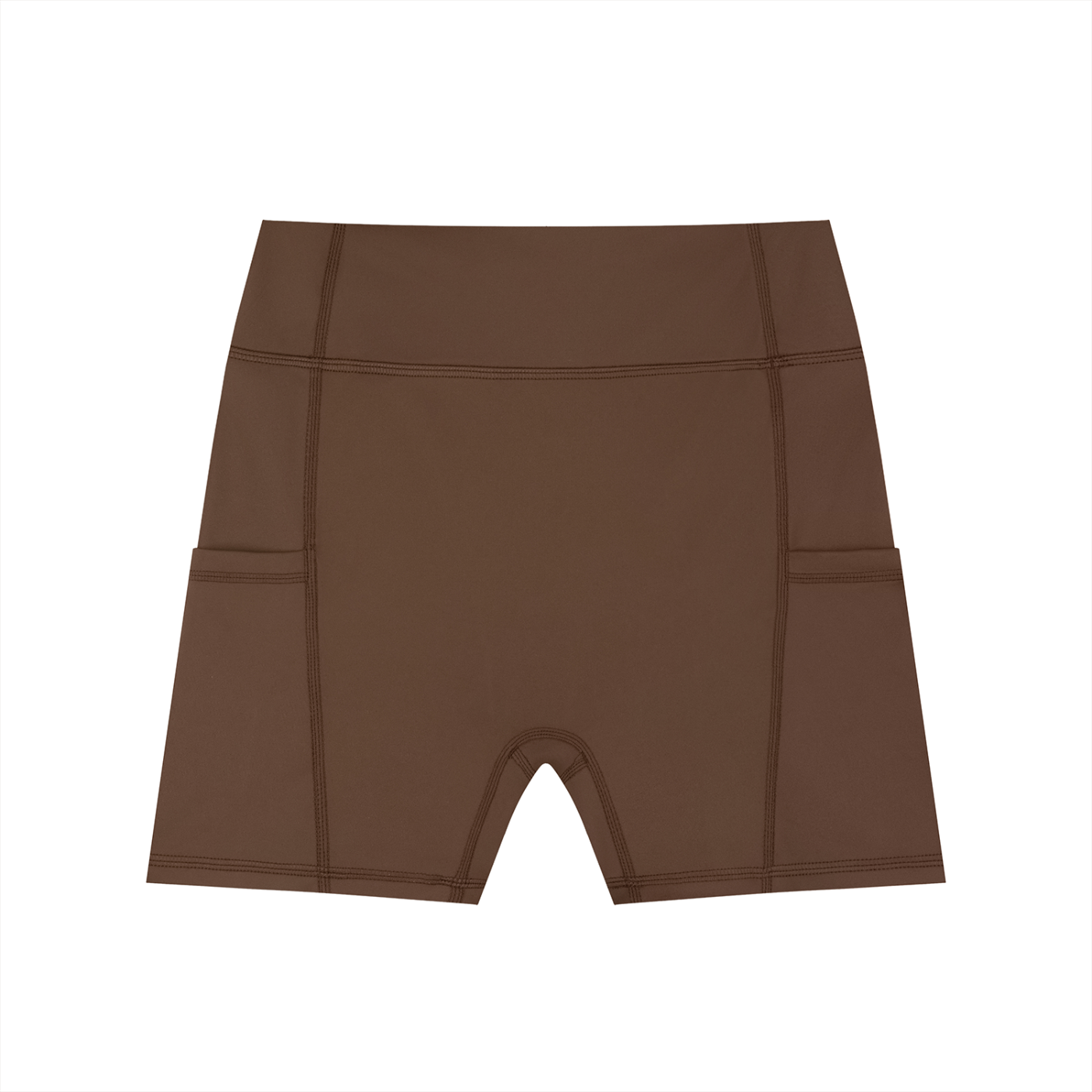 Defined High-Waisted Pocket Yoga Shorts