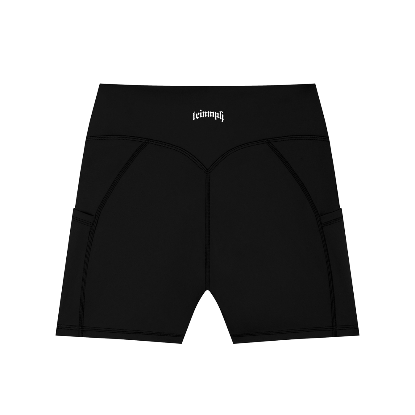Defined High-Waisted Pocket Yoga Shorts