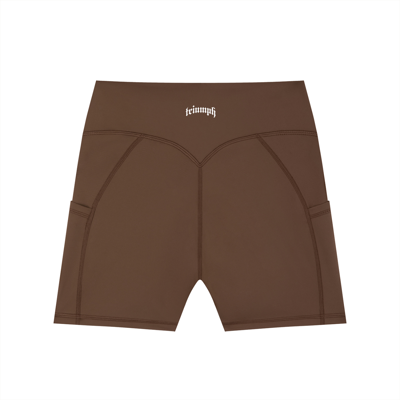 Defined High-Waisted Pocket Yoga Shorts