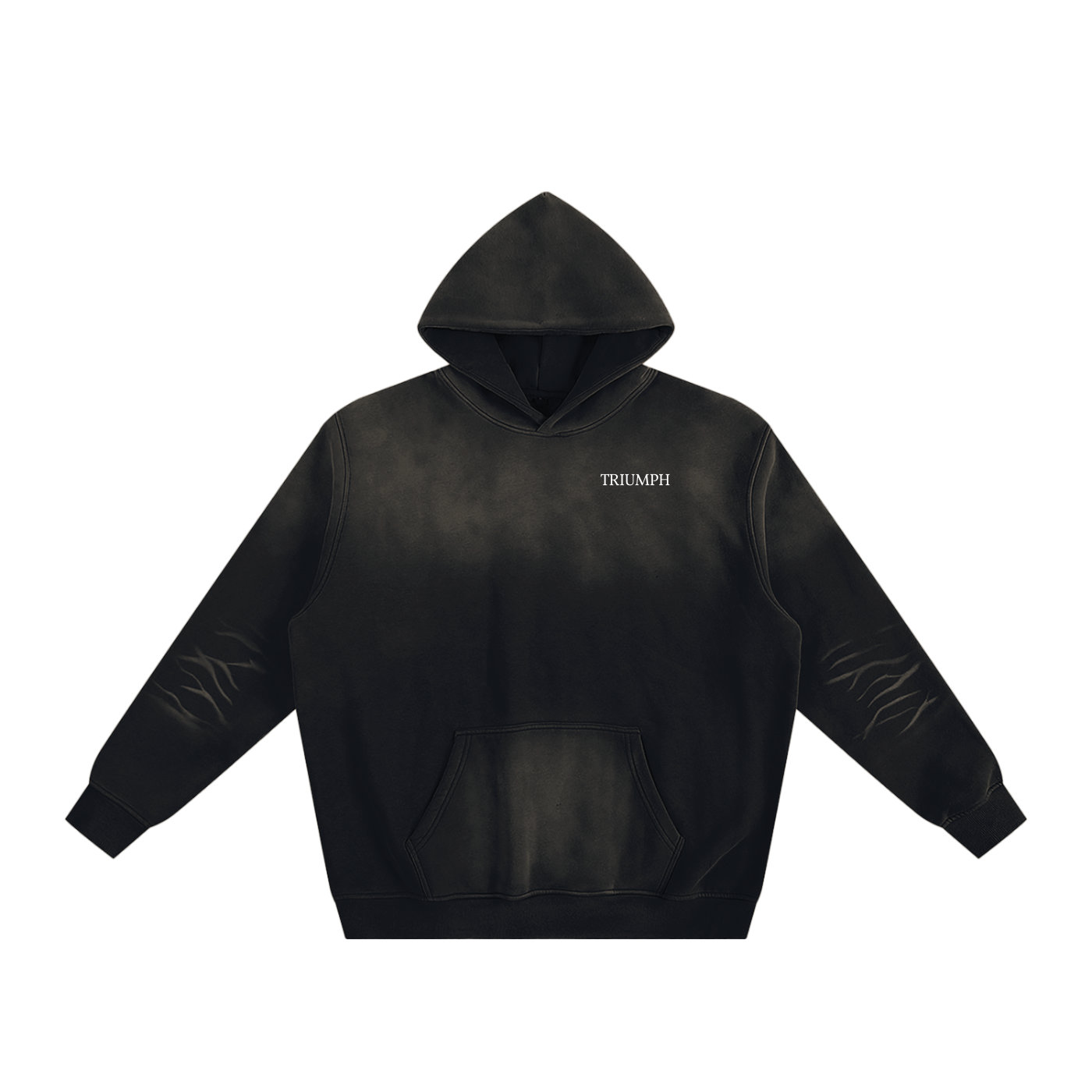 Descriptive Fleeced Hoodie