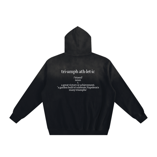 Descriptive Fleeced Hoodie