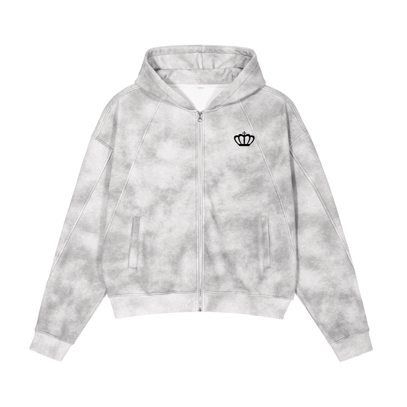 Arctic Washed Zip-Up Hoodie