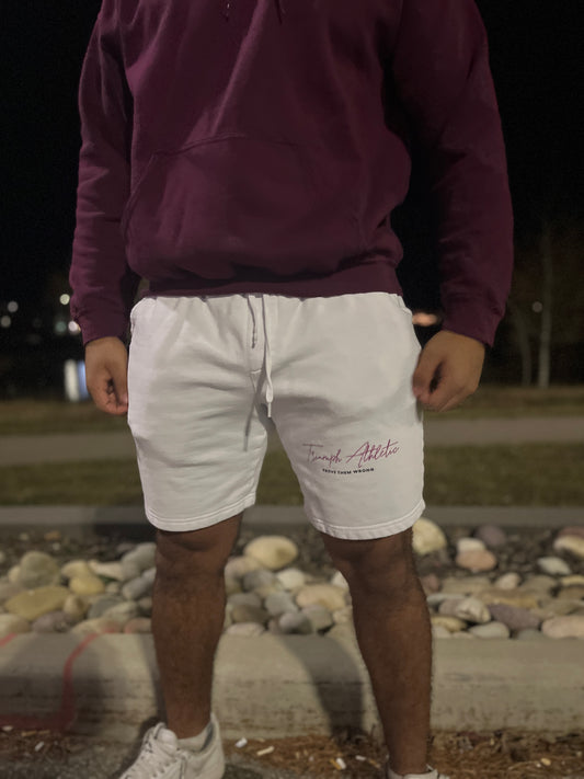 Cursive Fleece Shorts