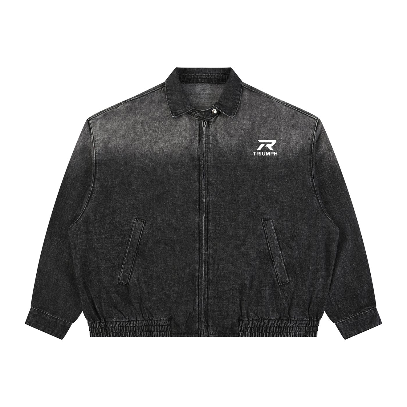 Full Zip Vintage Denim Jacket