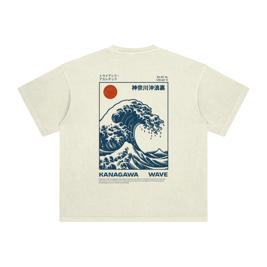 Kanagawa Acid Washed Tee