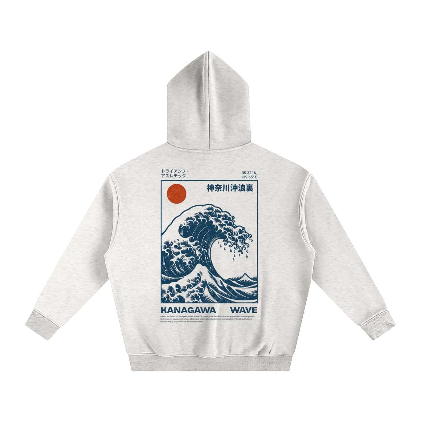 Kanagawa Fleece Hoodie