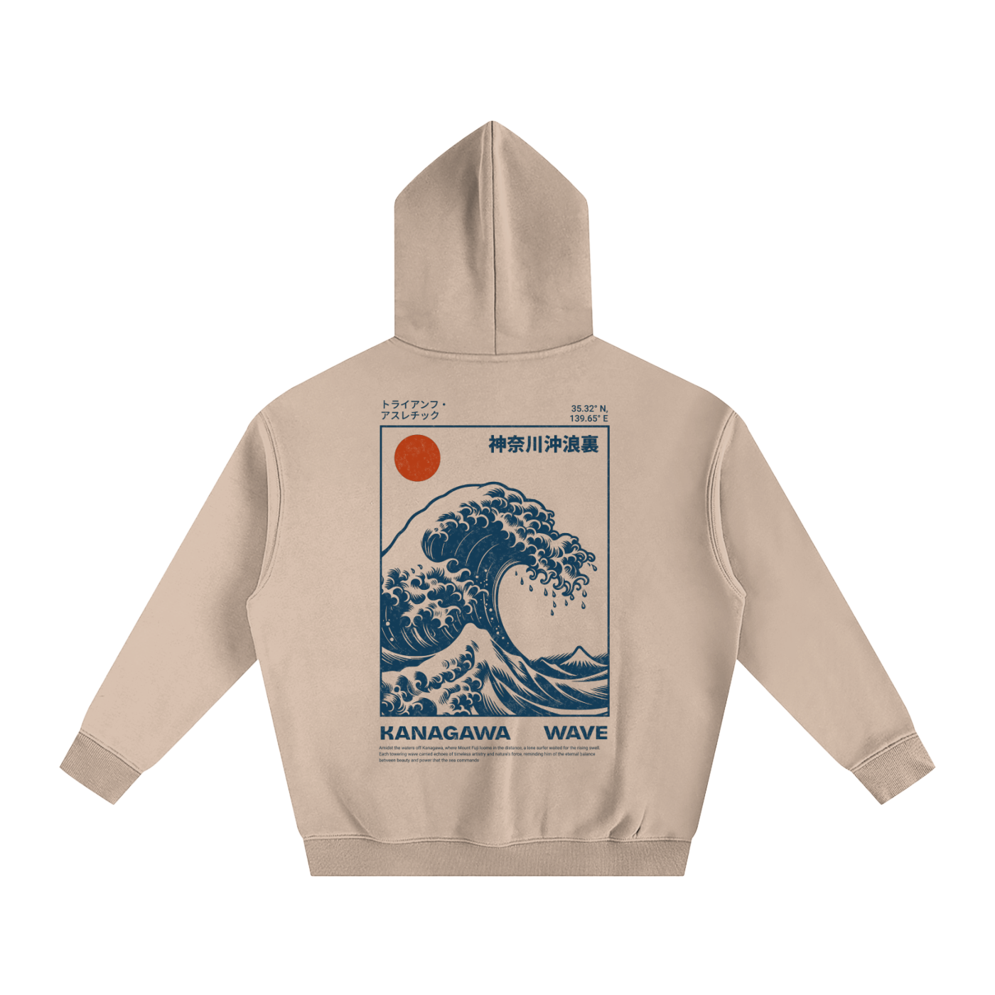 Kanagawa Fleece Hoodie