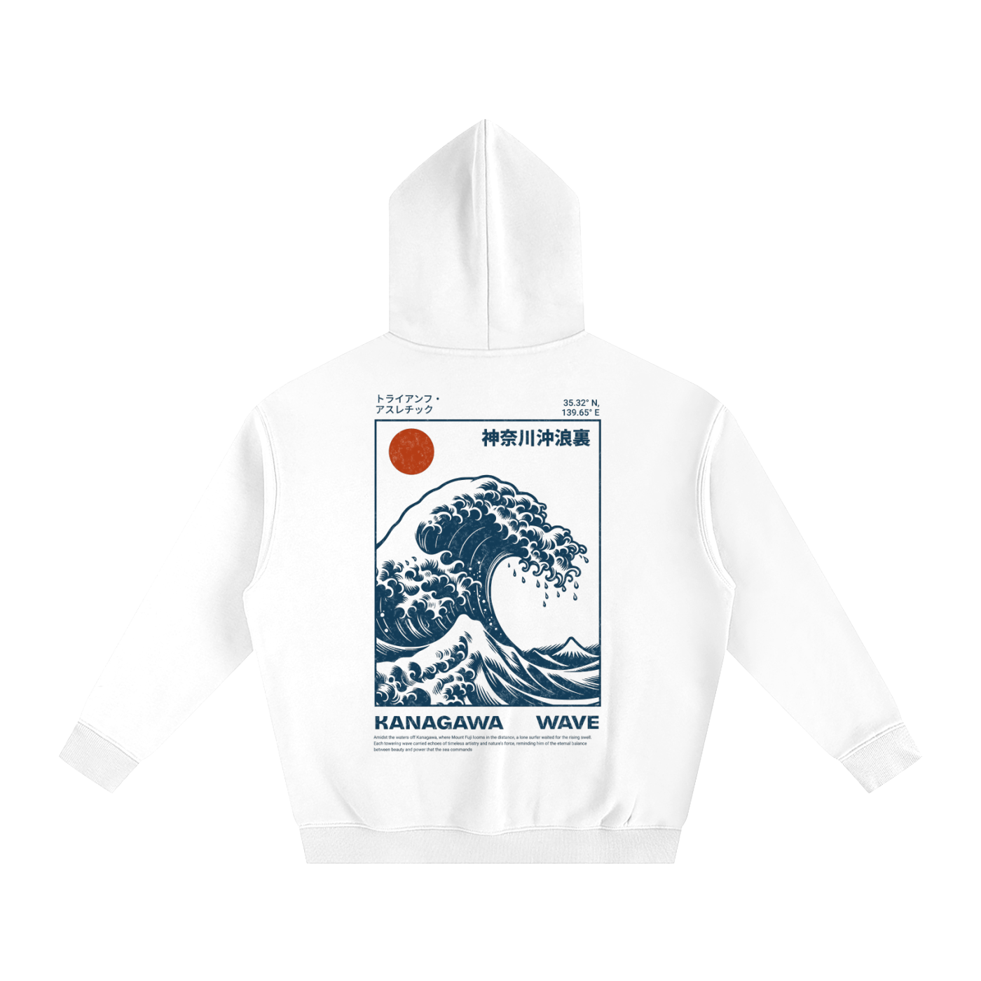 Kanagawa Fleece Hoodie