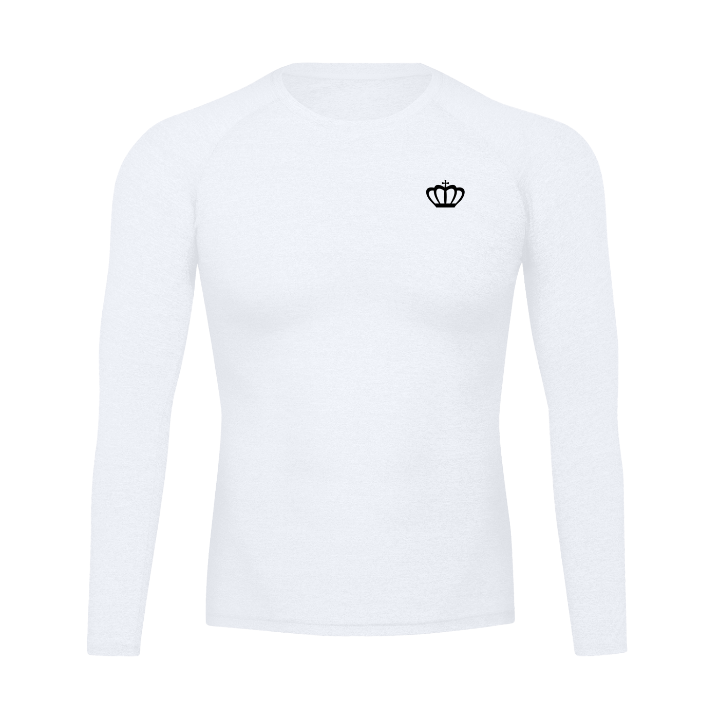 Crown Logo Long Sleeve Compression Tee