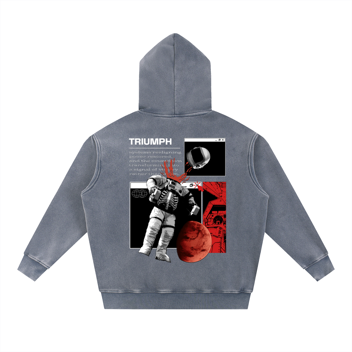 Lost Yourself Fleece Oversized Hoodie
