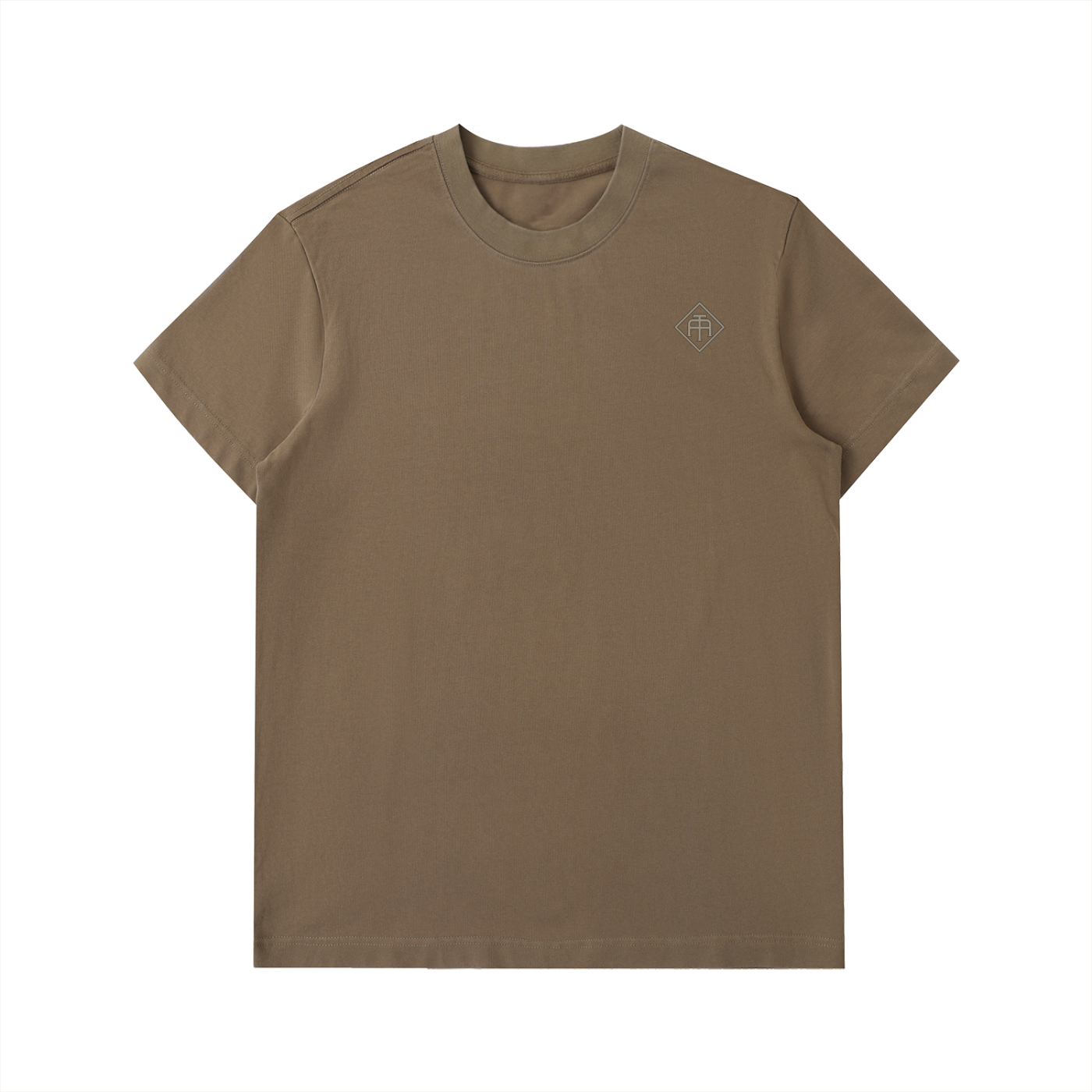 Mentality Heavyweight Tee-Brown